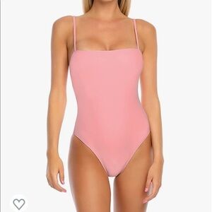 RELLECIGA High Cut Bandeau One Piece Swimsuits with Adjustable Shoulder Straps L